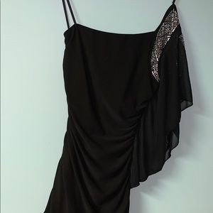 Black One shoulder dress